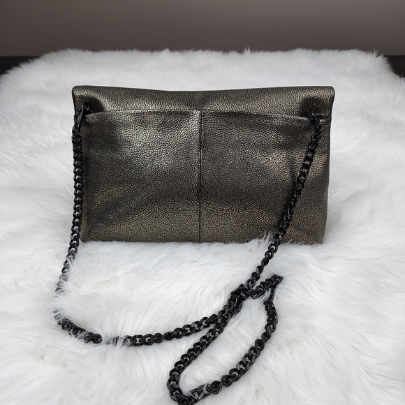 Coach Metallic Leather Turnlock Clutch Shoulder Bag - Picture 3 of 13